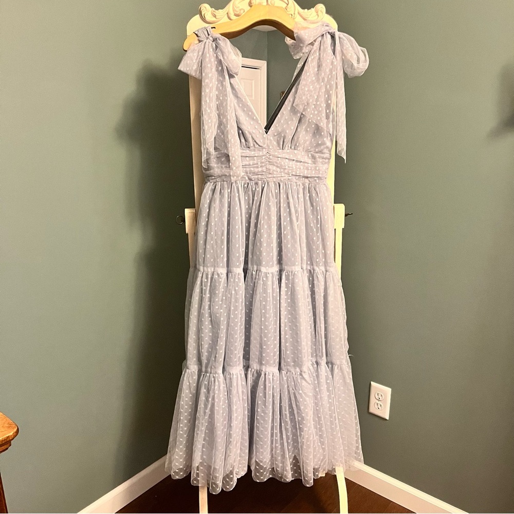 JessaKae Dusty Blue Jeanne Dress